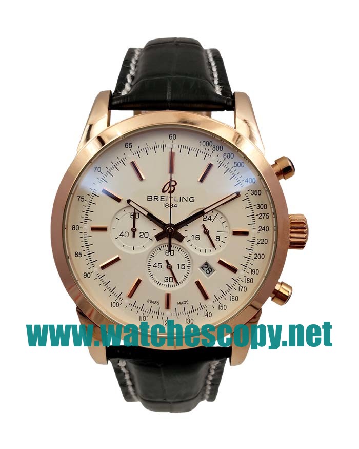 UK Top Quality Breitling Transocean RB015212 Fake Watches With White Dials For Sale