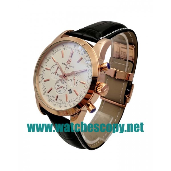 UK Top Quality Breitling Transocean RB015212 Fake Watches With White Dials For Sale