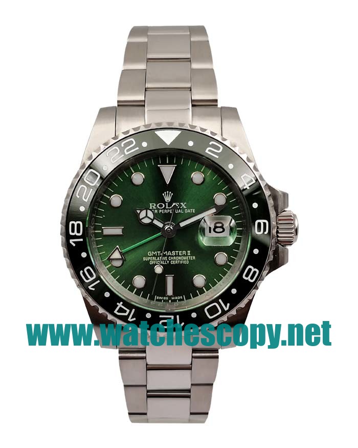 UK AAA Replica Rolex GMT-Master II 116710 LN - 40 MM Steel Cases For Sale
