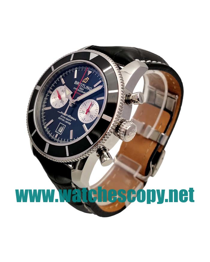 UK Cheap Breitling Superocean Heritage A23320 Fake Watches With Black Dials For Men