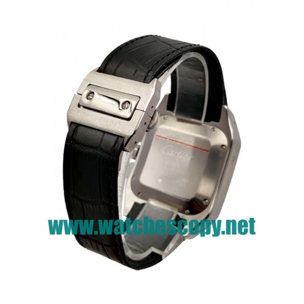 UK Replica Cartier Santos 100 W20090X8 Watches With Silver Dials For Men
