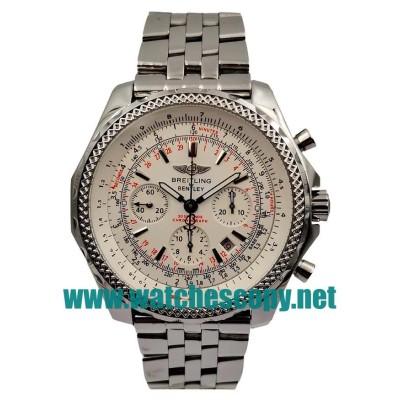 UK Best Quality Breitling Bentley Motors A25362 Replica Watches With White Dials For Sale