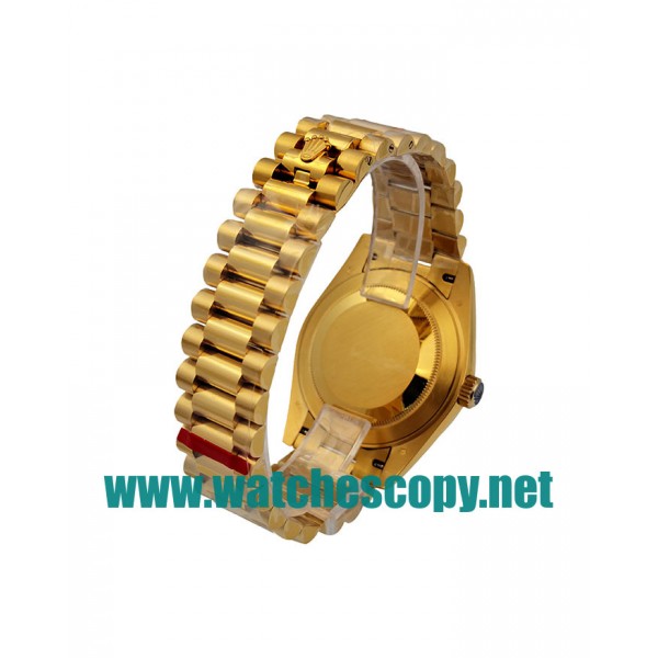 UK 40 MM Cheap Rolex Day-Date 228238 Fake Watches With Champagne Dials For Sale