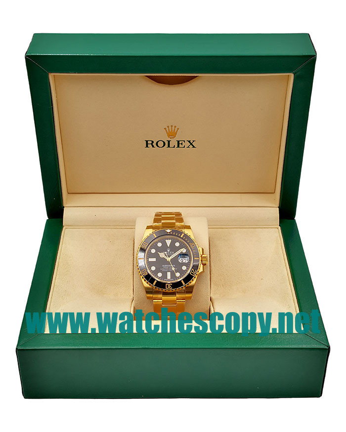 UK 40 MM Cheap Rolex Submariner 116618 LN Fake Watches With Black Dials For Sale