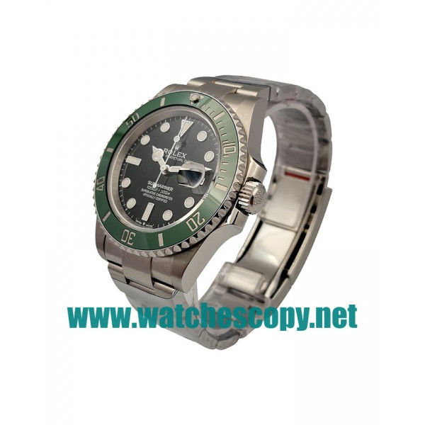 UK 41 MM Cheap Rolex Submariner 126610LV Fake Watches With Black Dials For Sale