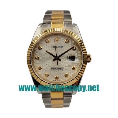 UK Perfect Replica Rolex Datejust 116233 Watches With Silver Dials For Sale