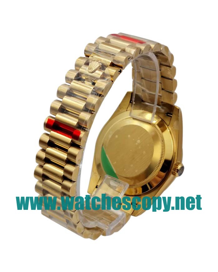 UK 40 MM Cheap Rolex Day-Date 228238 Fake Watches With Black Dials For Sale