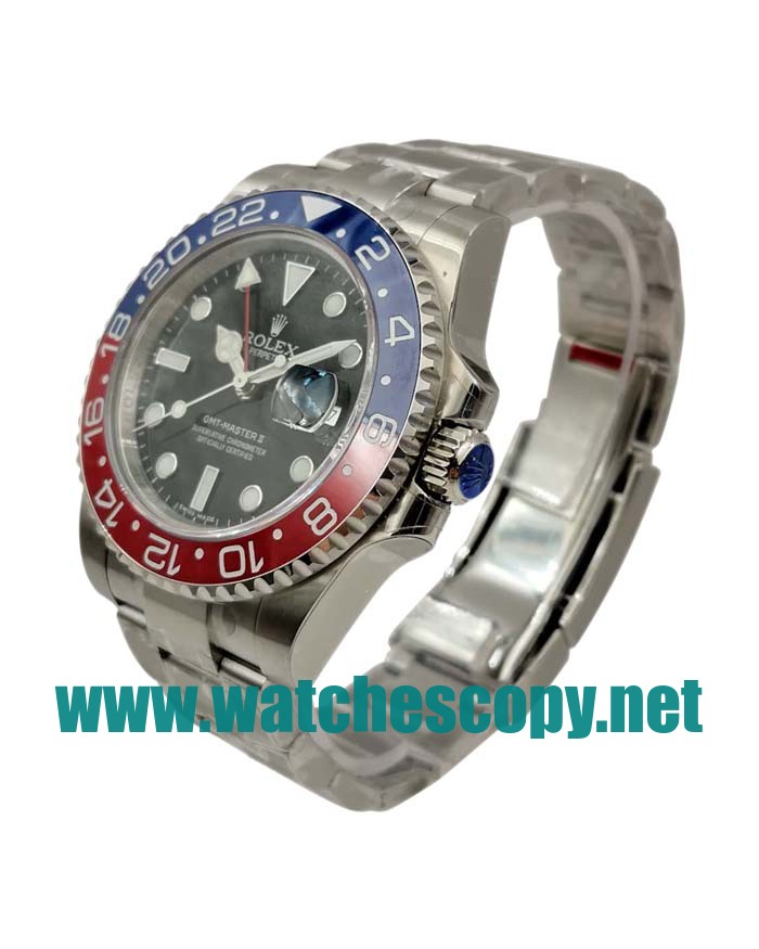 UK Swiss Movement Replica Rolex GMT-Master II 116719 Watches With Steel Cases For Sale
