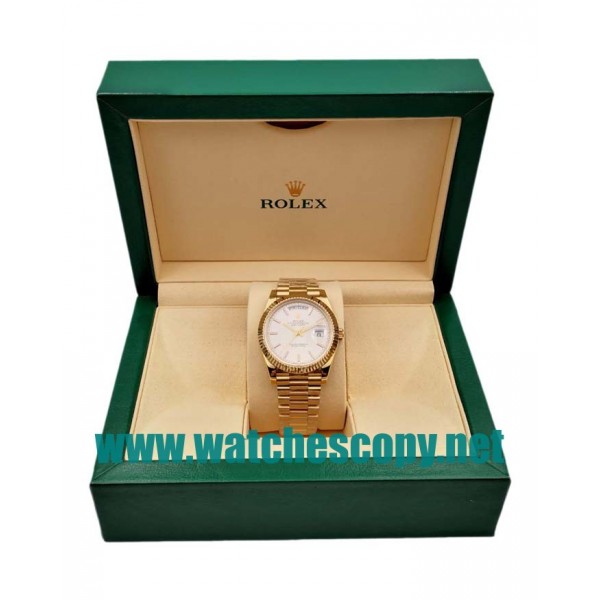 UK AAA Replica Rolex Day-Date 228238 - 40 MM Yellow Gold Cases For Sale