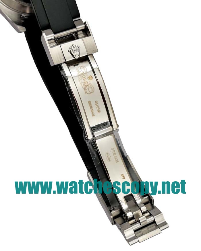 UK Best Quality Rolex Yacht-Master 116655 Fake Watches With Black Dials 