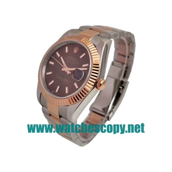 UK Perfect Replica Rolex Datejust 126331 Watches With Chocolate Dials For Sale