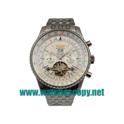 UK Top Quality Breitling Navitimer World A24322 Fake Watches With White Dials For Men