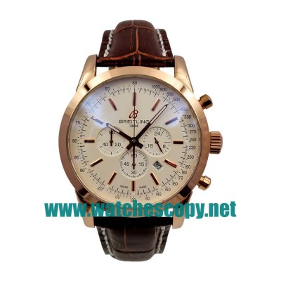 UK AAA Quality Breitling Transocean RB015212 Fake Watches With White Dials For Men