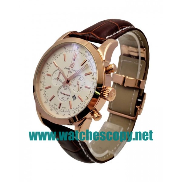 UK AAA Quality Breitling Transocean RB015212 Fake Watches With White Dials For Men
