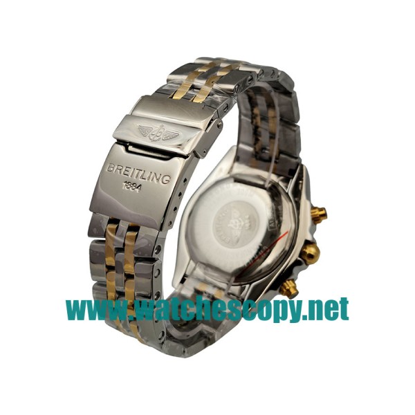 UK Cheap Breitling Chronomat Evolution B13355 Fake Watches With White Dials For Sale