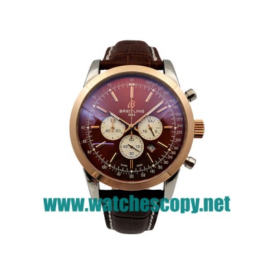 UK Best Quality Breitling Transocean UB015212 Replica Watches With Coffee Dials For Sale