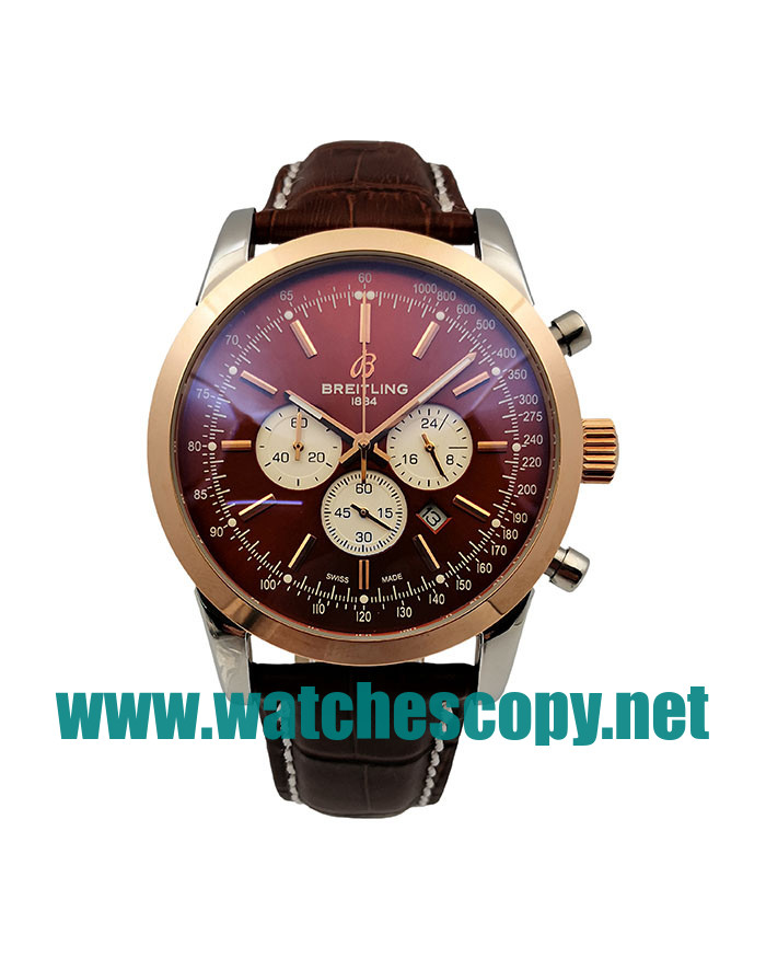 UK Best Quality Breitling Transocean UB015212 Replica Watches With Coffee Dials For Sale