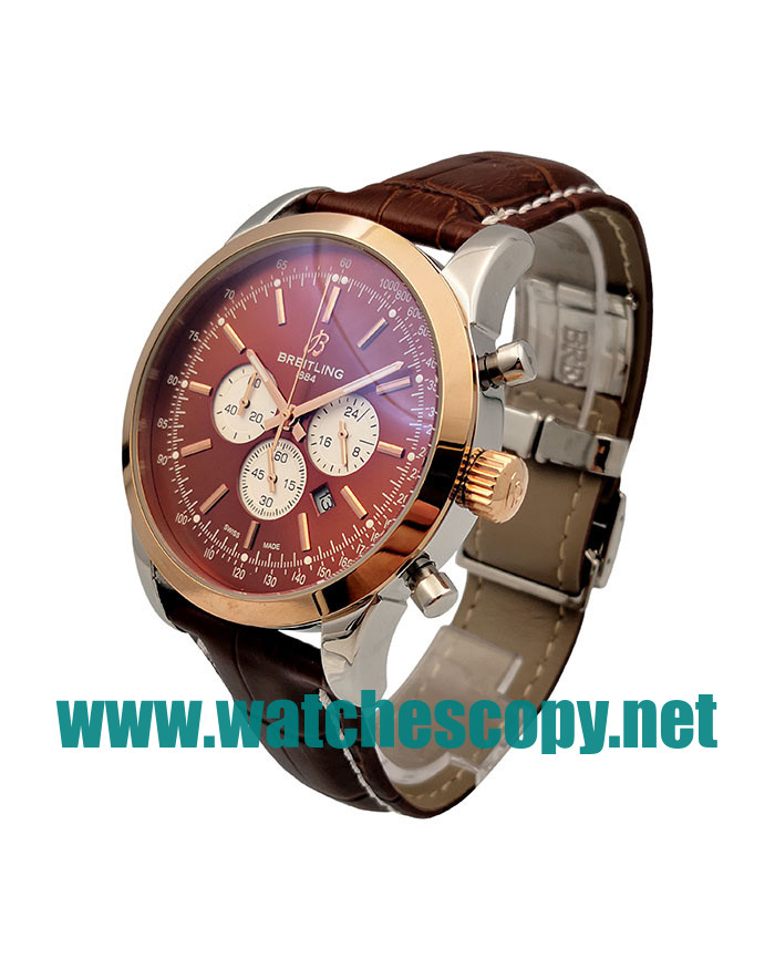 UK Best Quality Breitling Transocean UB015212 Replica Watches With Coffee Dials For Sale