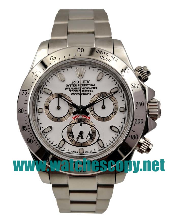UK AAA Replica Rolex Daytona 116520 - 40 MM Steel Cases For Sale