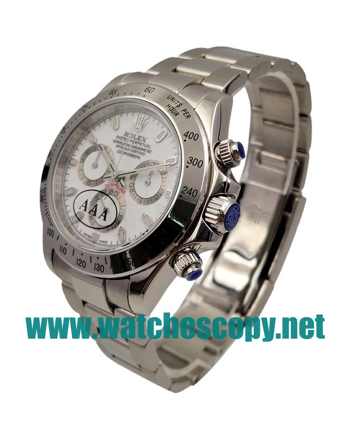 UK AAA Replica Rolex Daytona 116520 - 40 MM Steel Cases For Sale