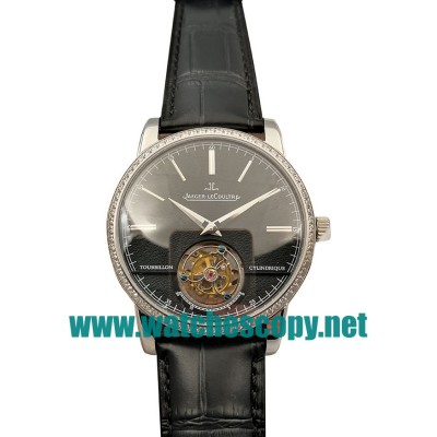UK Swiss Movement Replica Jaeger-LeCoultre Master Tourbillon 5086420 - 42 MM Watches With Black Dials