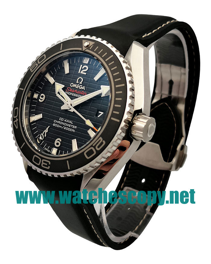 UK 1:1 Wholesale Replica Omega Seamaster Planet Ocean 215.33.44.21.01.001 Watches With Black Dials For Men