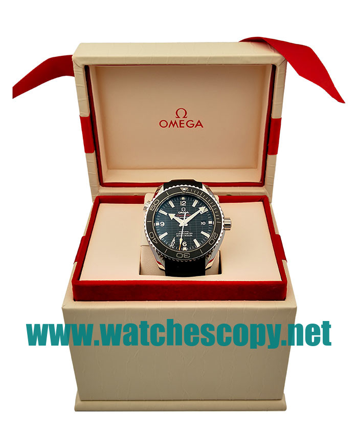 UK 1:1 Wholesale Replica Omega Seamaster Planet Ocean 215.33.44.21.01.001 Watches With Black Dials For Men