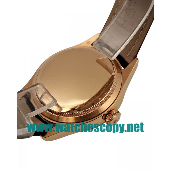 UK AAA Replica Rolex Cellini Date 50515 VF - 39 MM Rose Gold Cases For Sale