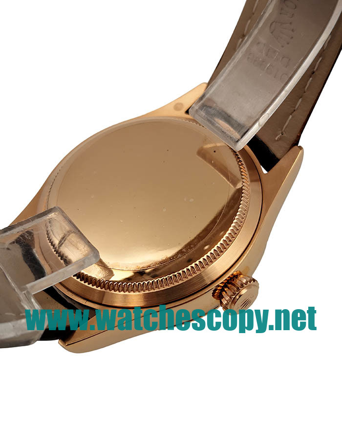 UK AAA Replica Rolex Cellini Date 50515 VF - 39 MM Rose Gold Cases For Sale