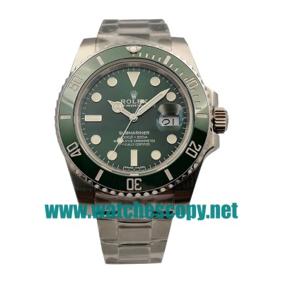 UK 40 MM Cheap Rolex Submariner Date 116610LV 2018 N V8S Fake Watches With Green Dials For Sale