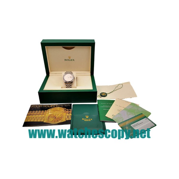 UK 36MM Cheap Rolex Datejust 116234 Fake Watches With Rhodium Dials For Sale