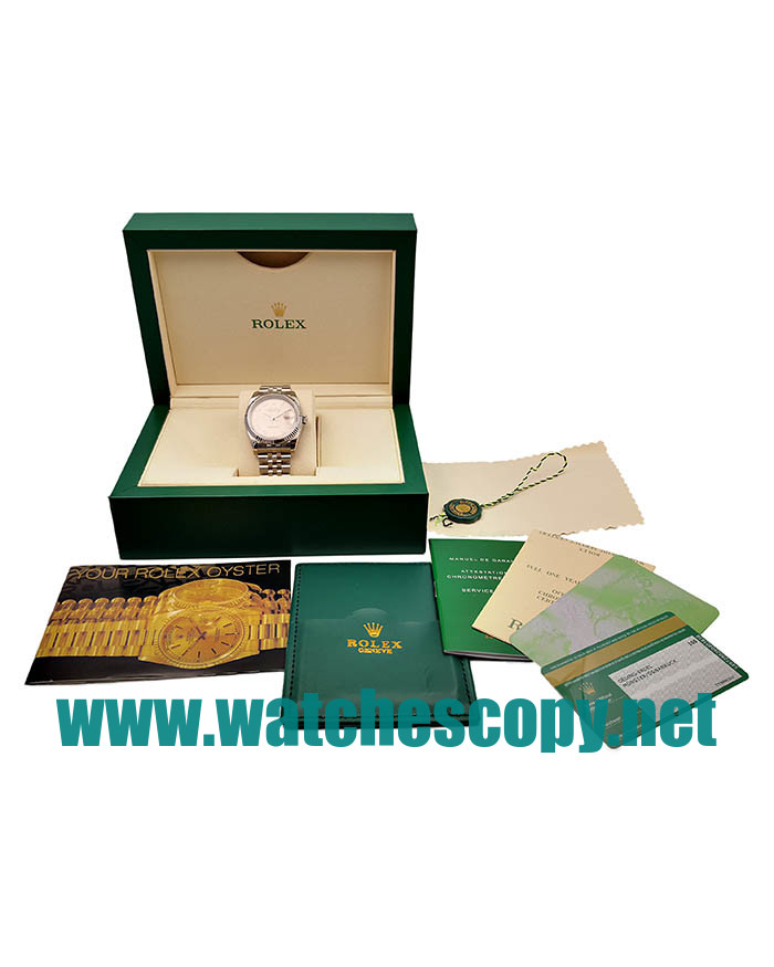 UK 36MM Cheap Rolex Datejust 116234 Fake Watches With Rhodium Dials For Sale
