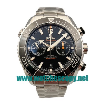 UK Swiss Replica Omega Seamaster Planet Ocean Watches With Black Dials For Sale