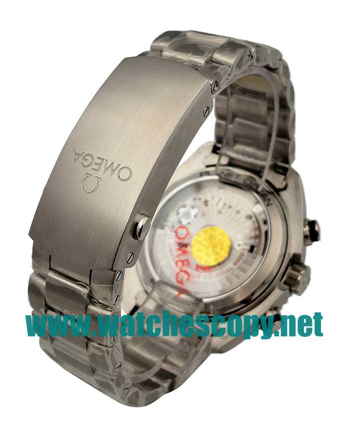UK Swiss Replica Omega Seamaster Planet Ocean Watches With Black Dials For Sale