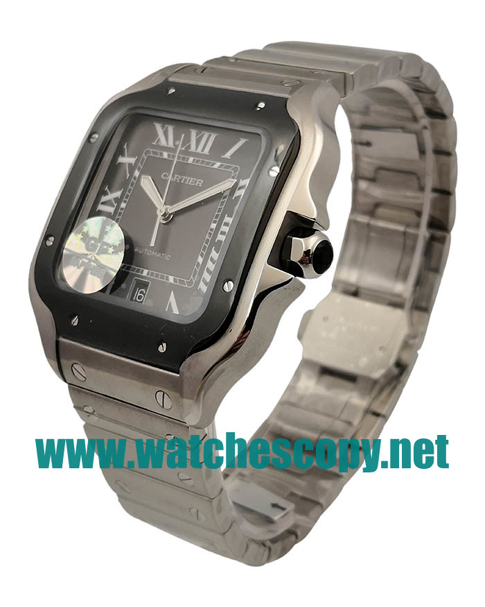 UK Top Quality Replica Cartier Santos WSSA0037 Watches With 37.5 MM Steel Cases For Sale