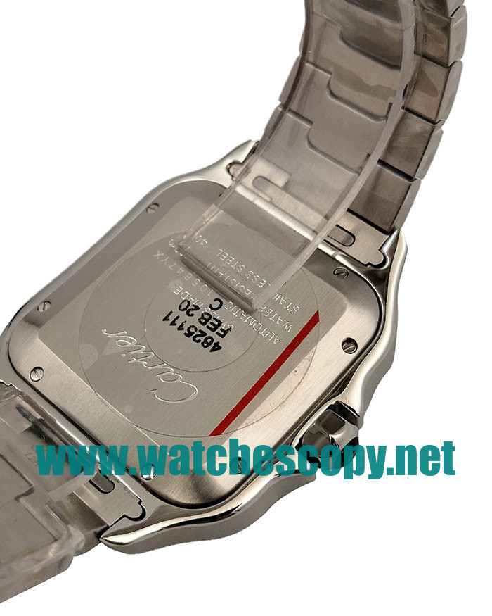 UK Top Quality Replica Cartier Santos WSSA0037 Watches With 37.5 MM Steel Cases For Sale