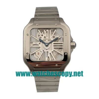 UK Online Replica Cartier Santos WHSA0015 - 37.5 MM Watches With Steel Cases