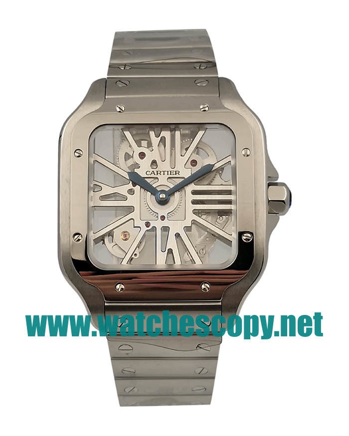 UK Online Replica Cartier Santos WHSA0015 - 37.5 MM Watches With Steel Cases
