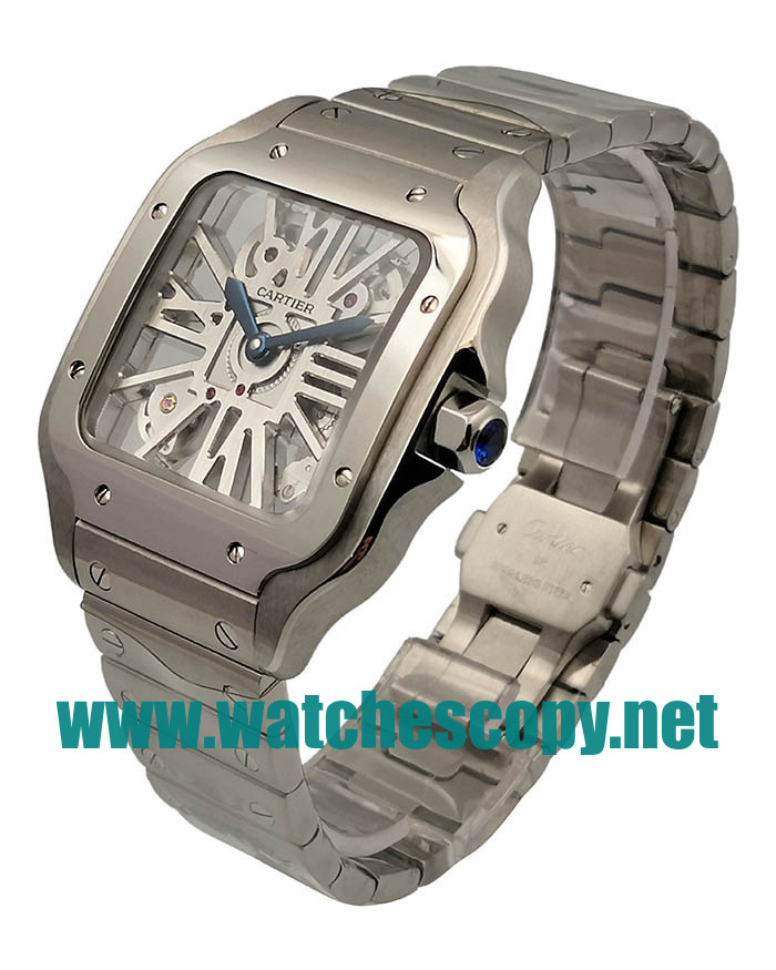 UK Online Replica Cartier Santos WHSA0015 - 37.5 MM Watches With Steel Cases