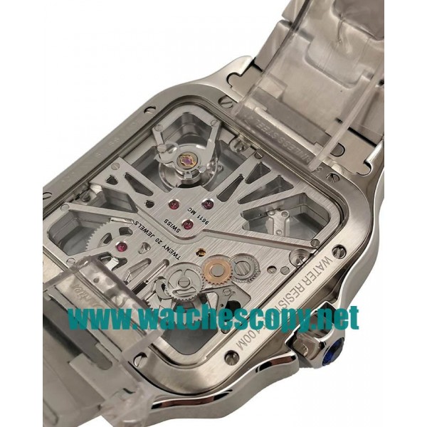 UK Online Replica Cartier Santos WHSA0015 - 37.5 MM Watches With Steel Cases