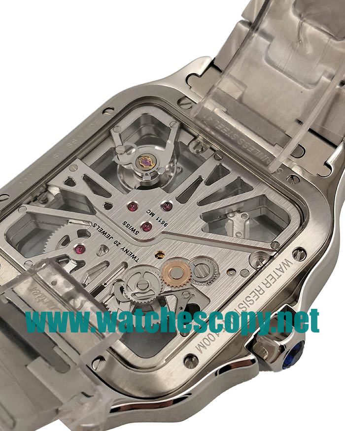 UK Online Replica Cartier Santos WHSA0015 - 37.5 MM Watches With Steel Cases