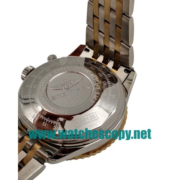 UK Best Quality Breitling Navitimer D23322 Fake Watches With White Dials For Men