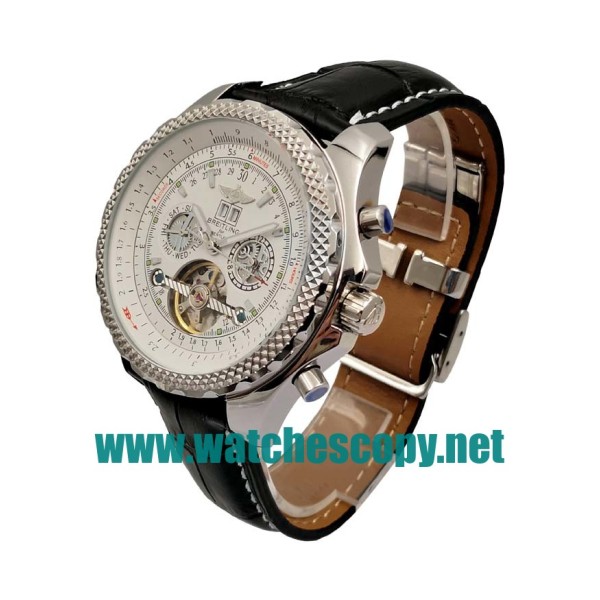 UK Cheap Breitling Bentley Mulliner Tourbillon Replica Watches With White Dials For Men