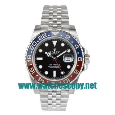 UK Top Quality Replica Rolex GMT-Master II 126710BLRO C Factory Stainless Steel Black Dial Swiss 3186 Watches