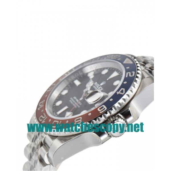 UK Top Quality Replica Rolex GMT-Master II 126710BLRO C Factory Stainless Steel Black Dial Swiss 3186 Watches