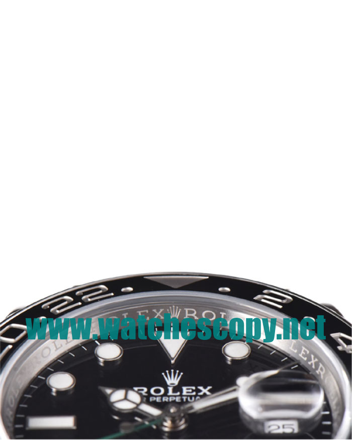 UK Perfect Replica Rolex GMT-Master II 116710LN C Factory Stainless Steel Black Dial Swiss 3186 Watches