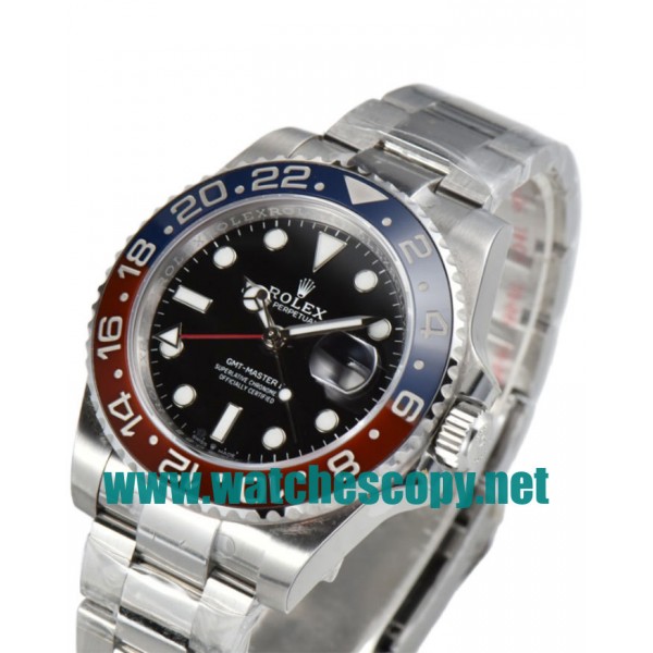 UK Swiss Made Replica Rolex GMT-Master II 126710BLRO C Factory Stainless Steel Black Dial Swiss 2836-2