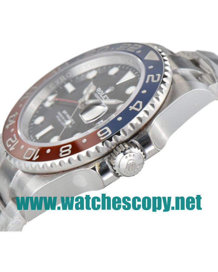 UK Swiss Made Replica Rolex GMT-Master II 126710BLRO C Factory Stainless Steel Black Dial Swiss 2836-2