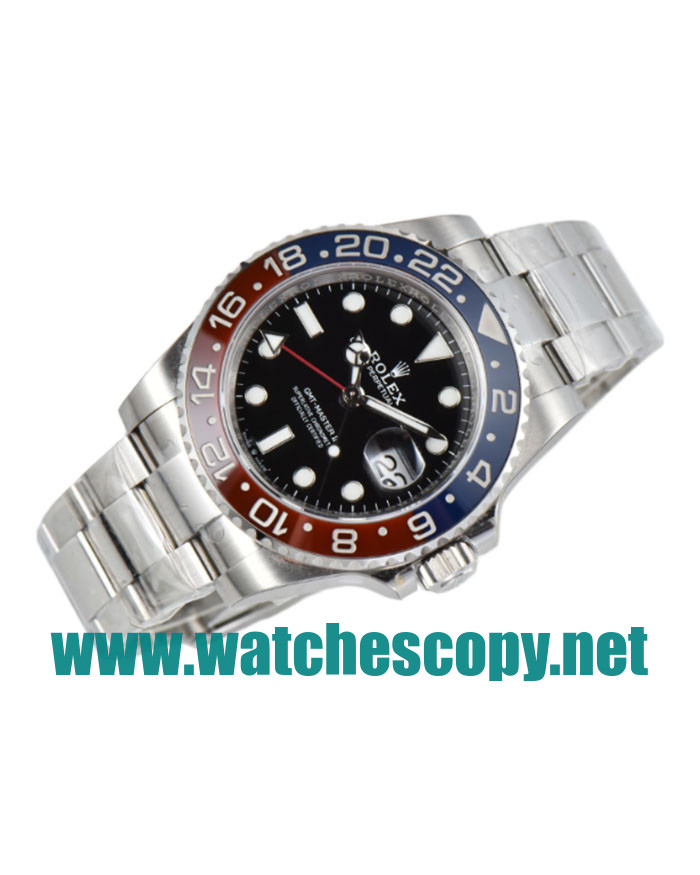 UK Swiss Made Replica Rolex GMT-Master II 126710BLRO C Factory Stainless Steel Black Dial Swiss 2836-2