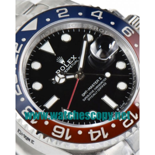 UK Swiss Made Replica Rolex GMT-Master II 126710BLRO C Factory Stainless Steel Black Dial Swiss 2836-2